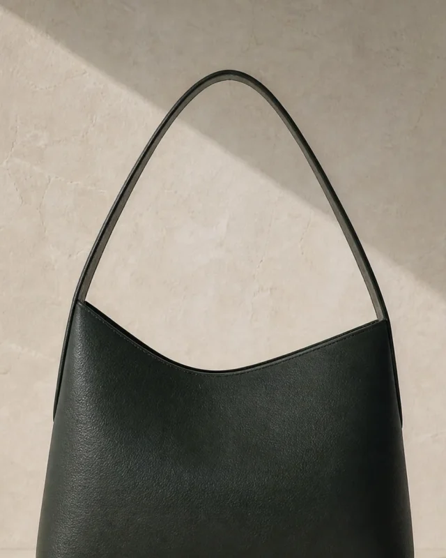 Threshold Shoulder Bag in forest, front view