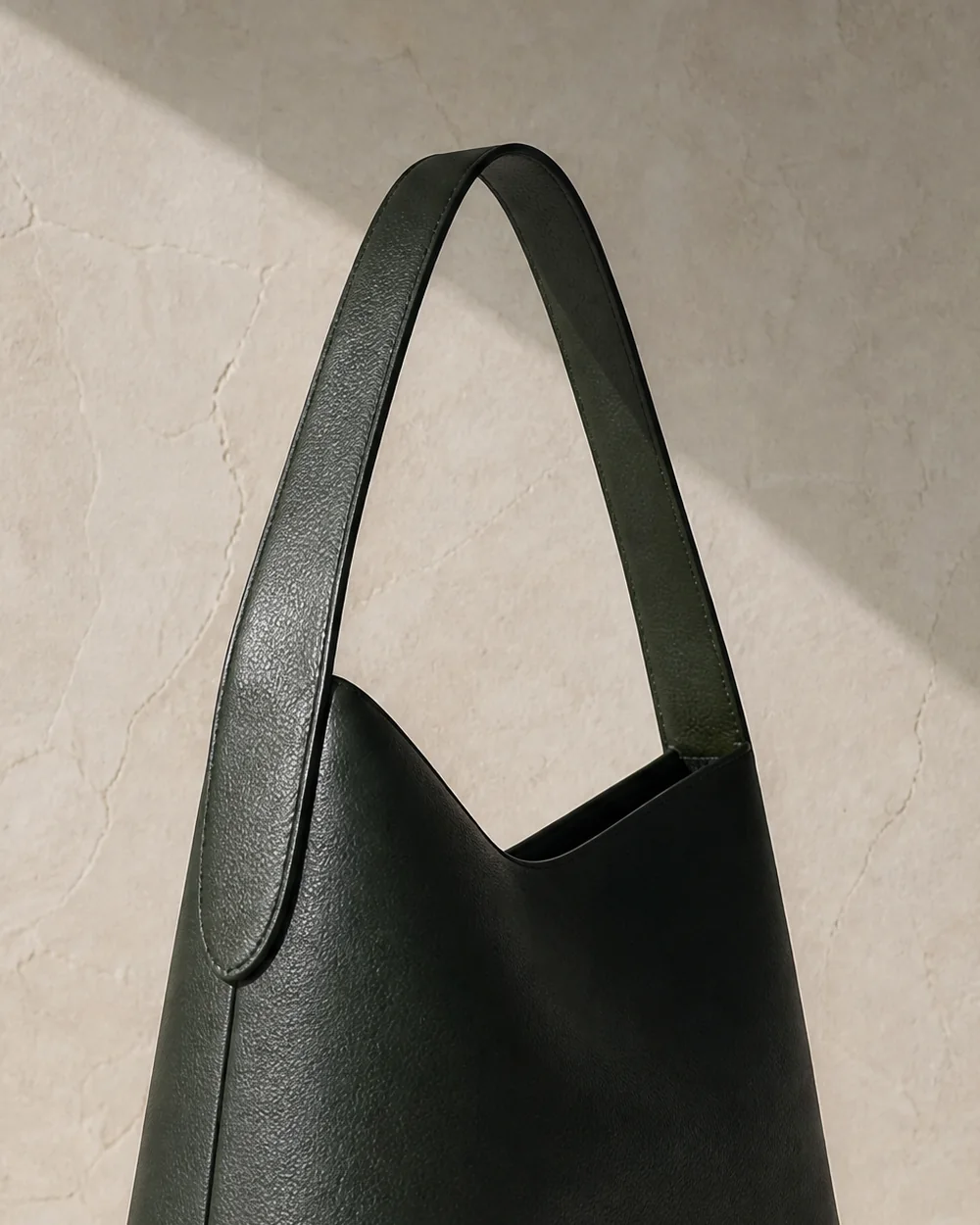 Threshold Shoulder Bag in forest, side view