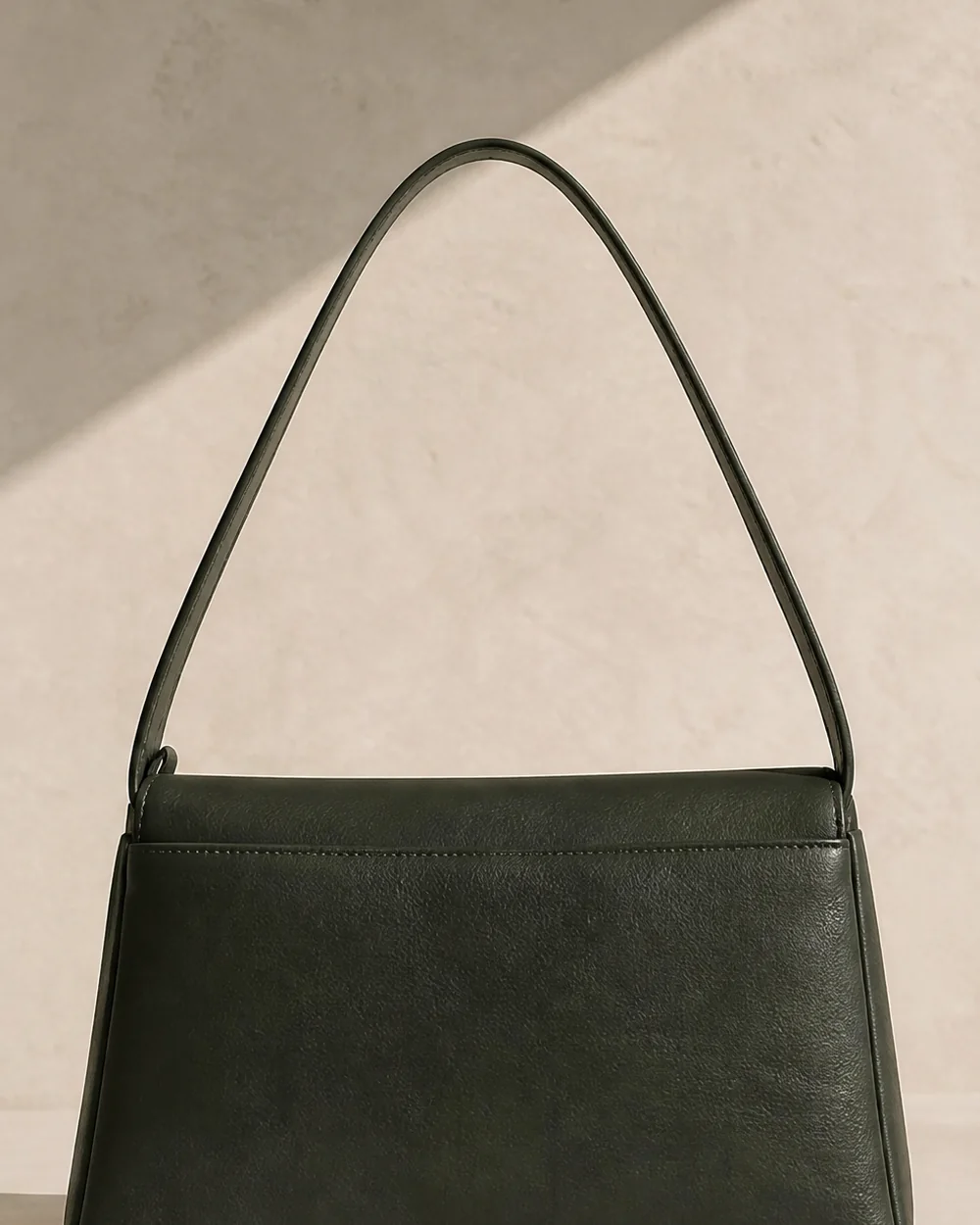 Sill Ledge Shoulder Bag in forest, back view