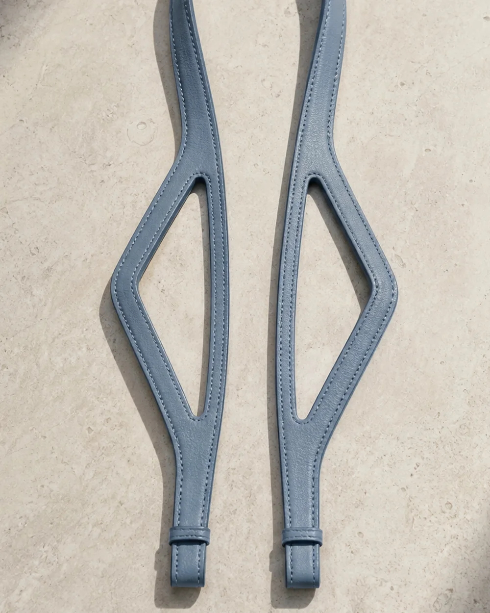 Link Sculpted Strap in slate blue, front view