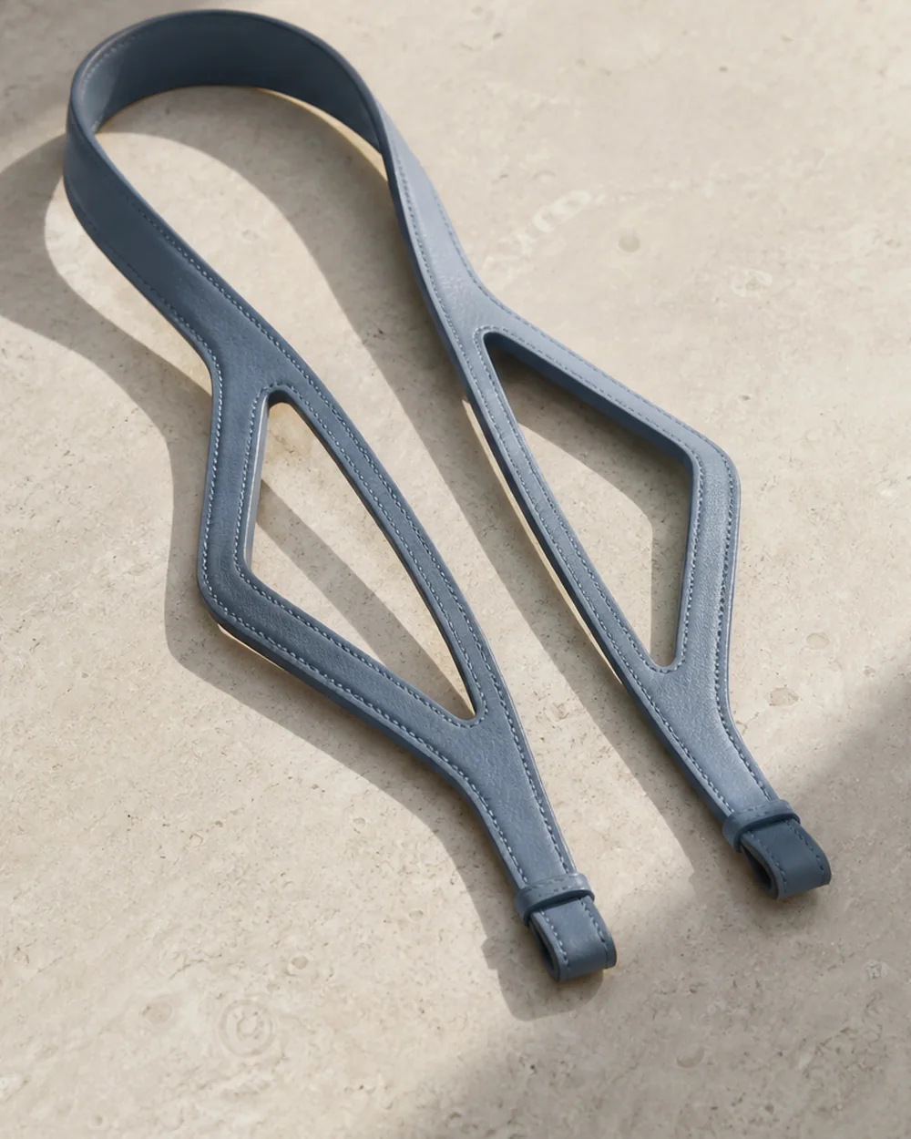 Link Sculpted Strap in slate blue, side view