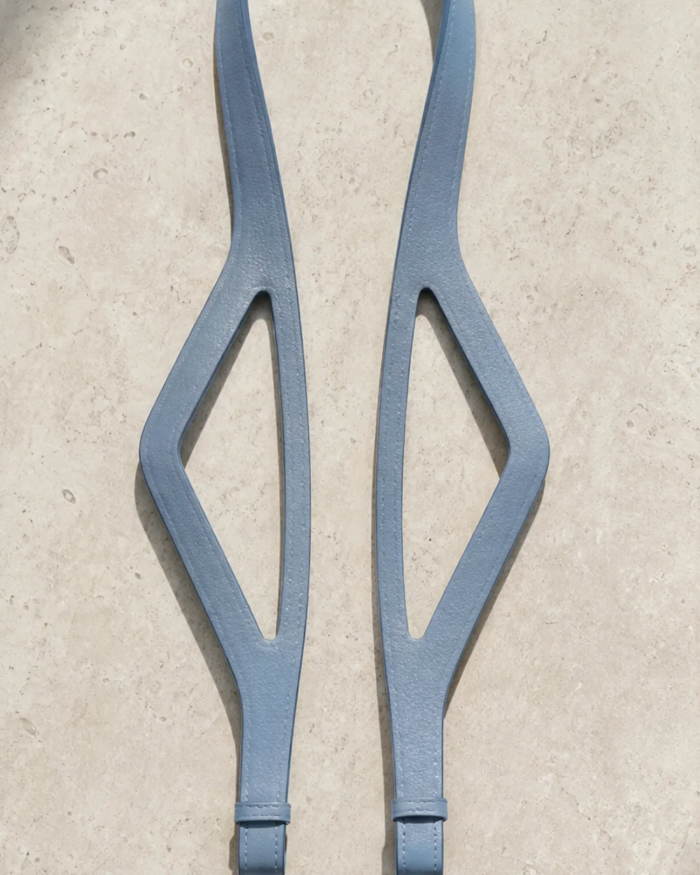Link Sculpted Strap in slate blue, back view