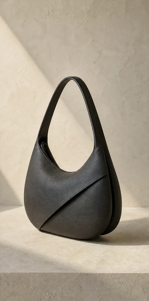 ELVANTTO form study: Folded shoulder bag Aural, view 2