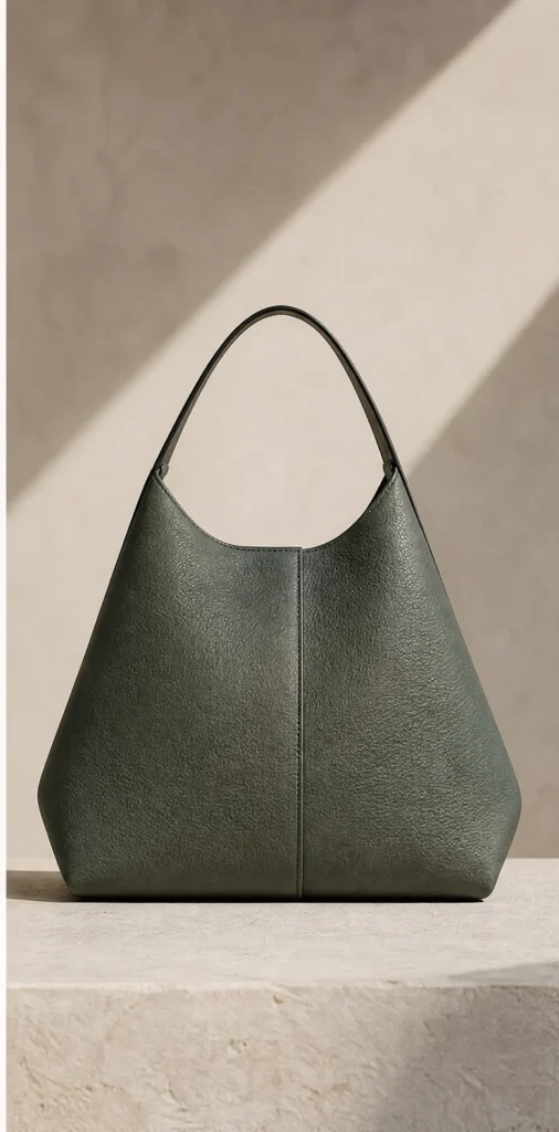 ELVANTTO-Formstudie: Gefaltete Schultertasche Meridian, Ansicht 3