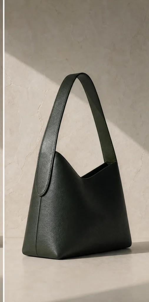 ELVANTTO form study: Folded shoulder bag Threshold, view 2