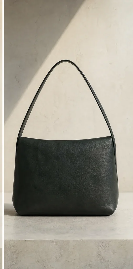 ELVANTTO form study: Folded shoulder bag Tuckline, view 3