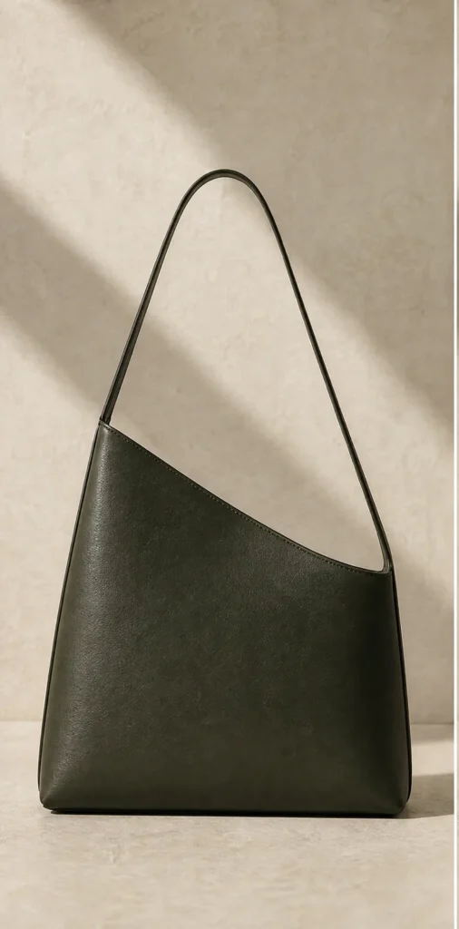 ELVANTTO form study: Folded shoulder bag Slope, view 1