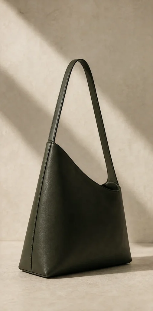 ELVANTTO form study: Folded shoulder bag Slope, view 2