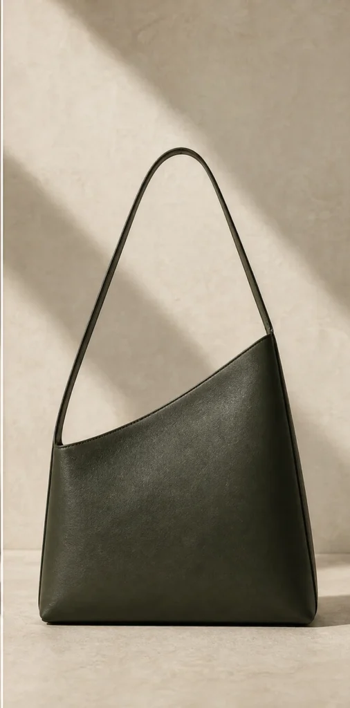 ELVANTTO form study: Folded shoulder bag Slope, view 3
