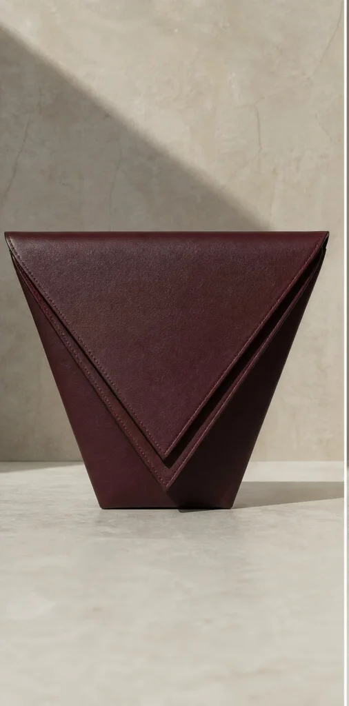 ELVANTTO form study: Triangle clutch Lamina, view 1