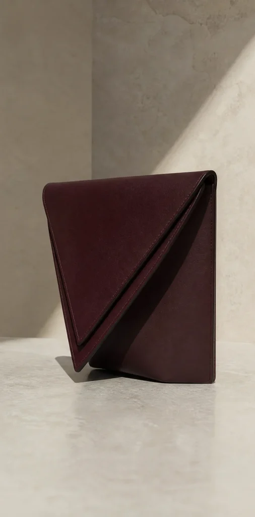 ELVANTTO form study: Triangle clutch Lamina, view 2
