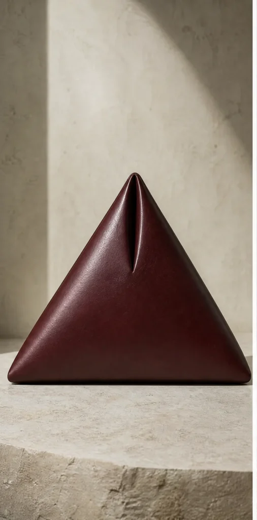 ELVANTTO form study: Triangle clutch Apex, view 1