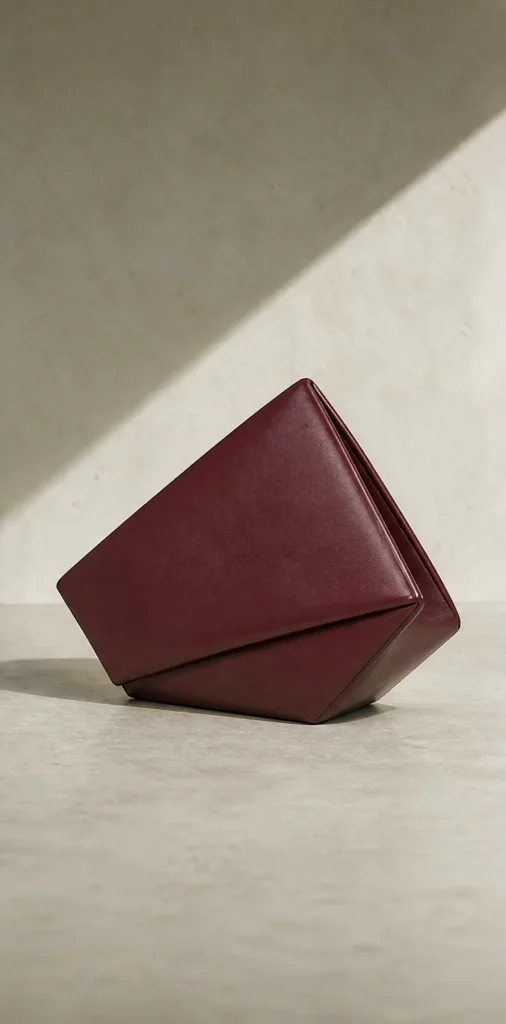ELVANTTO form study: Triangle clutch Kite, view 2
