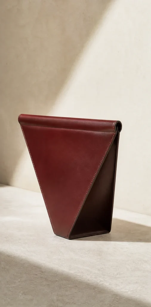 ELVANTTO-Formstudie: Dreieckige Clutch Foldnote, Ansicht 2