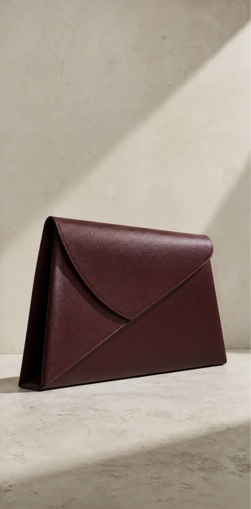 ELVANTTO form study: Triangle clutch Parabola, view 2