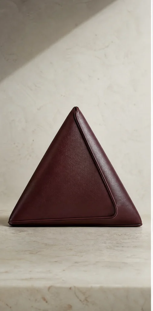 ELVANTTO form study: Triangle clutch Edgework, view 1