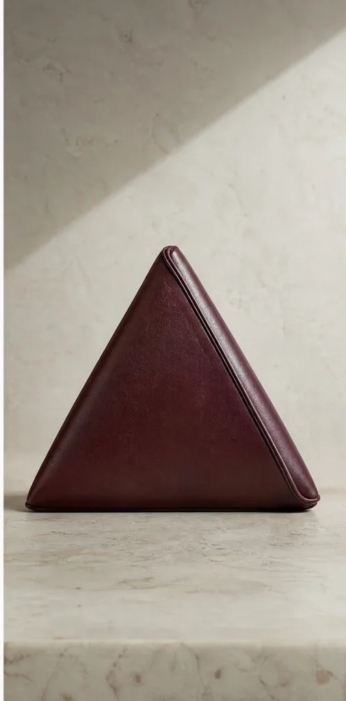 ELVANTTO form study: Triangle clutch Edgework, view 3