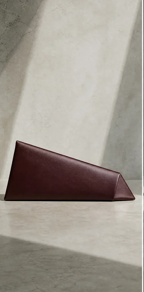 ELVANTTO form study: Triangle clutch Lucent, view 1