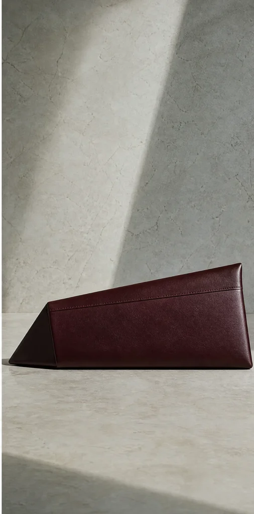 ELVANTTO form study: Triangle clutch Lucent, view 3