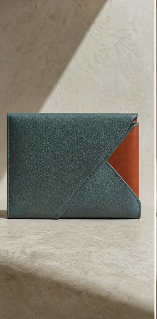 ELVANTTO form study: Folded wallet or pouch Corner, view 1