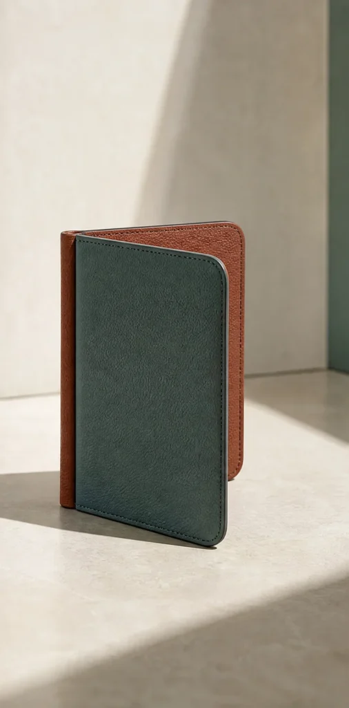 ELVANTTO form study: Folded wallet or pouch Foldbook, view 2